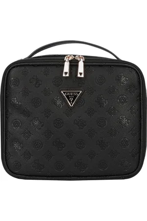 Guess Cosmetische tas Wilder Travel Cosmetic Organizer Case Zwart