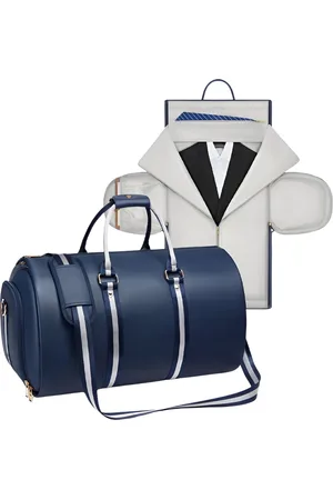 Merkloos CarryQuest® - Zakelijk Opvouwbaar Reistas -Suite Bag - PU Leder - Duffel Bag - Weekendtassen - Sportief - Weekend & Reis - Kostuumtas
