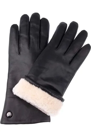 Merkloos Dames handschoenen - M - schapenvacht handschoenen - Zwart - warme handschoenen - gevoerde handschoenen - S/M/L