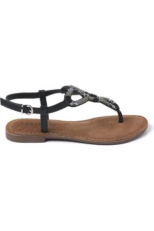 Lazamani Dames Sandalen 75.352 Black