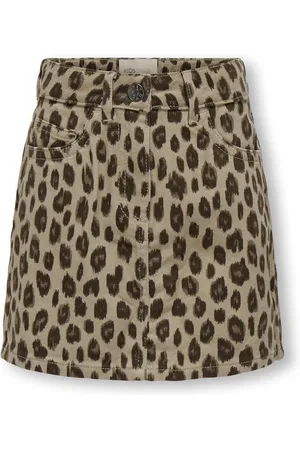 ONLY Meisjes kids rok LEO Beige Leo