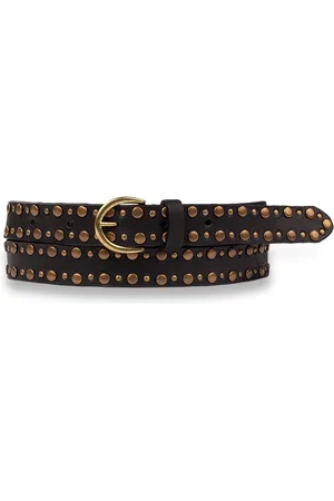 LEGEND Dames - Leren riem - Zwart - 95 cm
