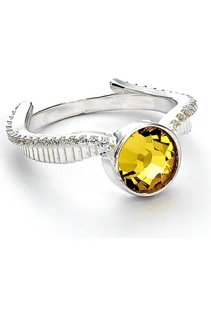 The Carat Shop Harry Potter Golden Snitch Zilveren Ring met Kristallen Elementen Large