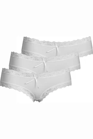 J&C JackyCeline Dames string / hipster 3-pack kant 1610/1604 - Kanten ondergoed - Kanten ondergoed - Microfiber - XL
