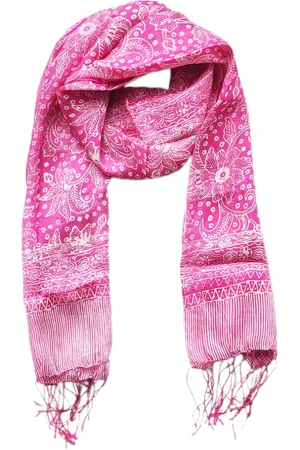 Merkloos Klein Zijden Batik Sjaal - Indonesisch Batik - - Techniek Uniek Cadeau Shawl