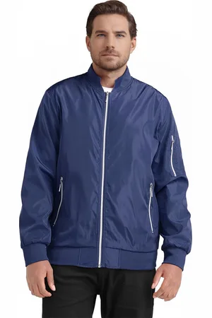 Allthemen Heren Overgangsjack Met Opstaande Kraag - Rits Vrijetijdssportjack - 2XL