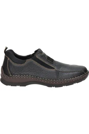 Rieker Heren lage schoenen zakelijke schoenen leren schoenen 14362-00 grijs extra breed