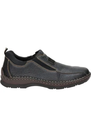 Rieker Heren lage schoenen zakelijke schoenen leren schoenen 14362-00 grijs extra breed