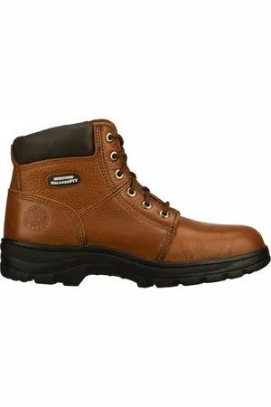 Skechers Work WORKSHIRE Laarzen Heren Bruine Stalen Neus 77009EC
