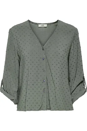 JDY DIANA LIFE 7/8 DOBBY SHIRT WVN NOOS Dames Blouse