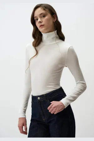 Jimmy Key Coltrui Nauwsluitend Lang Mouw Blouse