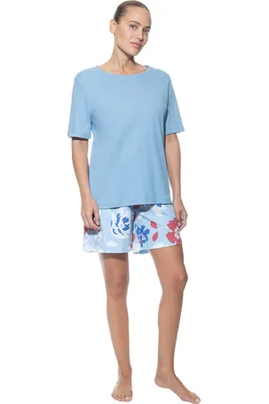 Mey Springrose - - Pyjama kort Serie Springrose