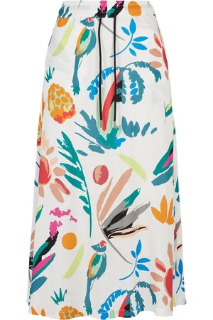 Urban classics Viscose Midi Lange rok - 3XL
