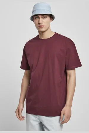 Urban classics Heavy Oversized Heren T-shirt - L - rood