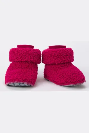 Woody Pantoffels Teddy - rood 26/30