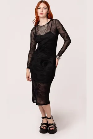 Hell Bunny Snake Charmer Lange jurk - XL