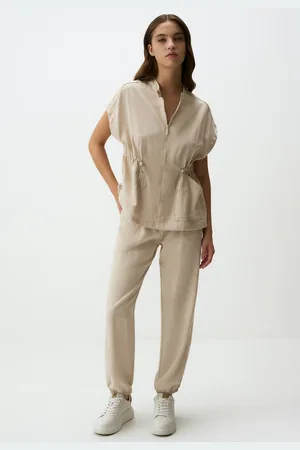 Jimmy Key Smalle Pijpen Normale Taille Cargo Zak Gabardine Broek