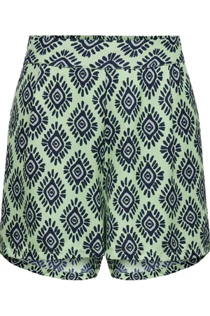 ONLY Broek Onlleah Flowy Shorts Cs Ptm 15310199 Absinthe Green/diamonds Dames