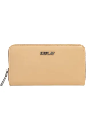 Replay Portemonnee Zip Around Wallet Lichtbruin