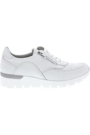 Waldläufer Dames Veterschoenen Waldlaufer K-ramona Weiss-silber