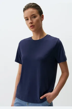Jimmy Key Rechte Pasvorm Ronde Hals Korte Mouwen Basic Jersey T-Shirt