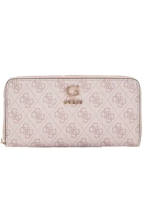 Guess Zamira ziparound portemonnee L orchid logo