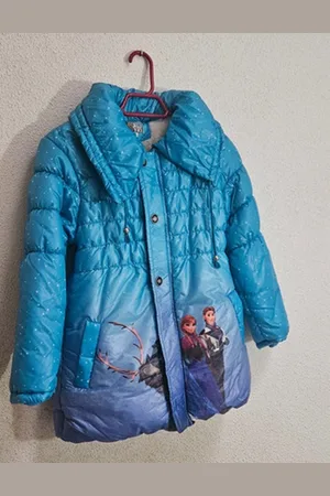 Merkloos Frozen winterjas - jas - fleece gevoerd - maat 140 - 10 jaar