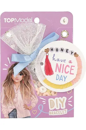 Depesche TOPModel DIY armbanden Pearlsonals - mot. 6 - have a NICE day