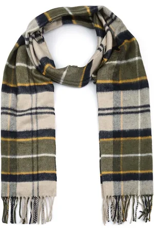 Barbour Sjaal Wolmix Tartan Yaxley Groen