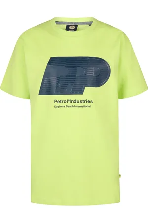 Petrol Industries Jongens Artwork T-shirt Seapearl -