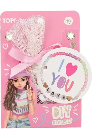 Depesche TOPModel DIY armbanden Pearlsonals - mot. 19 - I (heart) you