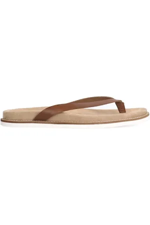 Manfield Heren - Leren slippers