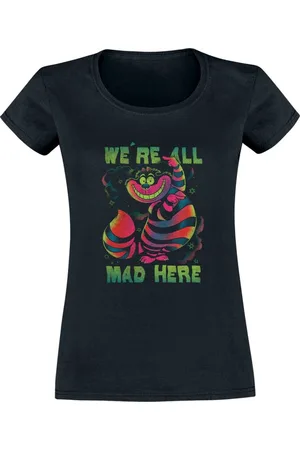 ALICE In Wonderland Chesire Rainbow T-shirt S Dames