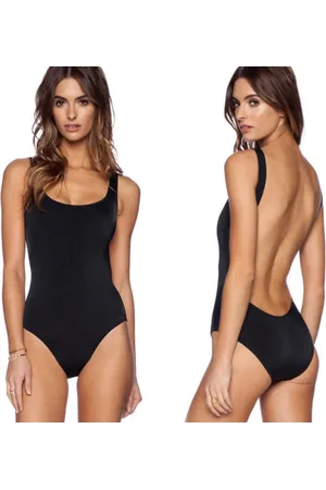 Merkloos Badpak - open rug - - zwemkleding - bikini - zwempak - bodysuit - strand - dames