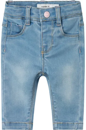 NAME IT Baby meisjes spijkerbroek SALLI Light Blue Denim Slim Fit