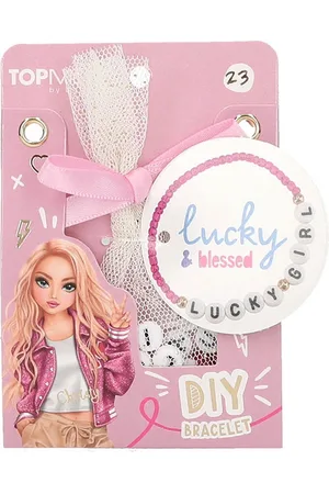 Depesche TOPModel DIY armbanden Pearlsonals - mot. 23 - lucky & blessed