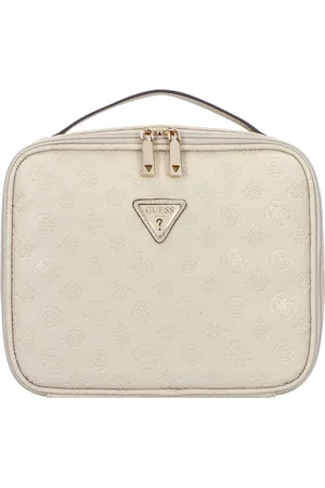 Guess Cosmetische tas Wilder Travel Cosmetic Organizer Case Beige