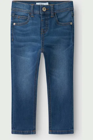 NAME IT Mini jongens spijkerbroek SILAS Dark Blue Denim Slim Fit