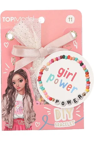 Depesche TOPModel DIY armbanden Pearlsonals - mot. 11 - girl power