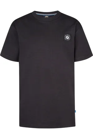 Petrol Industries Jongens Logo T-shirt Seaview - Zwart