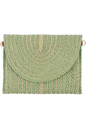 Merkloos Zomer Clutch Living Life – Stijlvol, Duurzaam & Trendy goud