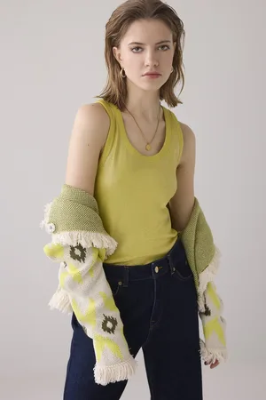 Summum Woman 3s4873-5138 Rib tanktop cotton rib