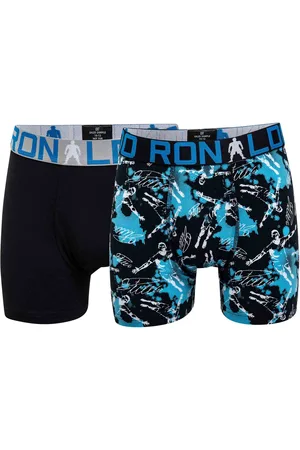 CR7 - Cristiano Ronaldo Lange short - 2 Pack - maat 140/146/152 (140-152) - Jongens Kinderen - Katoen/elastaan- 8400-51-533-140-152