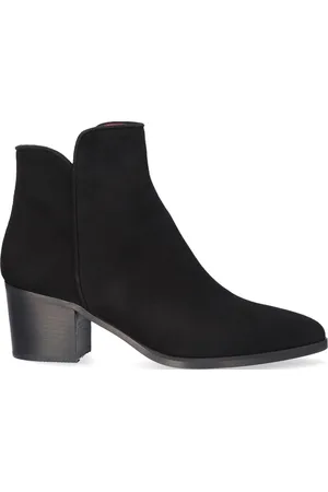 lilian Dames Enkellaarsjes 12000 Nero | | Suède |