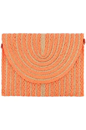 Merkloos Zomer Clutch Living Life – Stijlvol, Duurzaam & Trendy goud