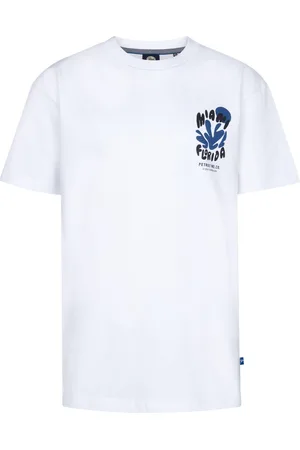 Petrol Industries Jongens Backprint T-shirt Barracudaway - Wit