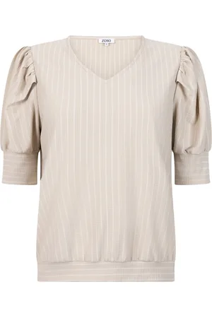 ZOSO T-shirt Karen Travel Tops 251 0007 Sand Dames