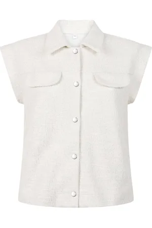 ZOSO Gilet Josine Jackets 251 0005 Off White Dames
