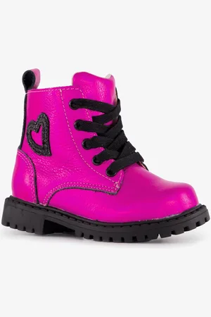 TwoDay Leren meisjes veterboots
