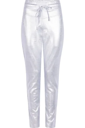 ZOSO Broek Cecil Suedine Pants 251 0015 Blue Dames